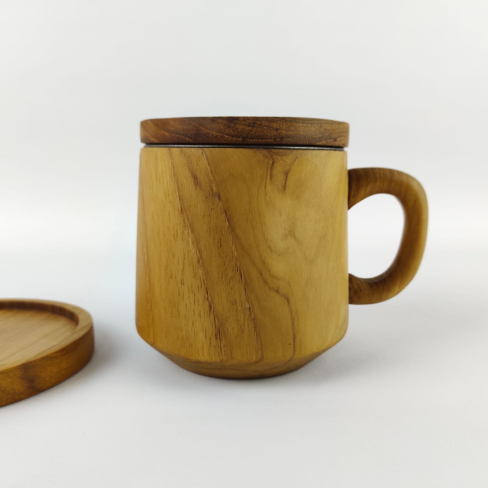 Cangkir Kayu Kombinasi Stainless
