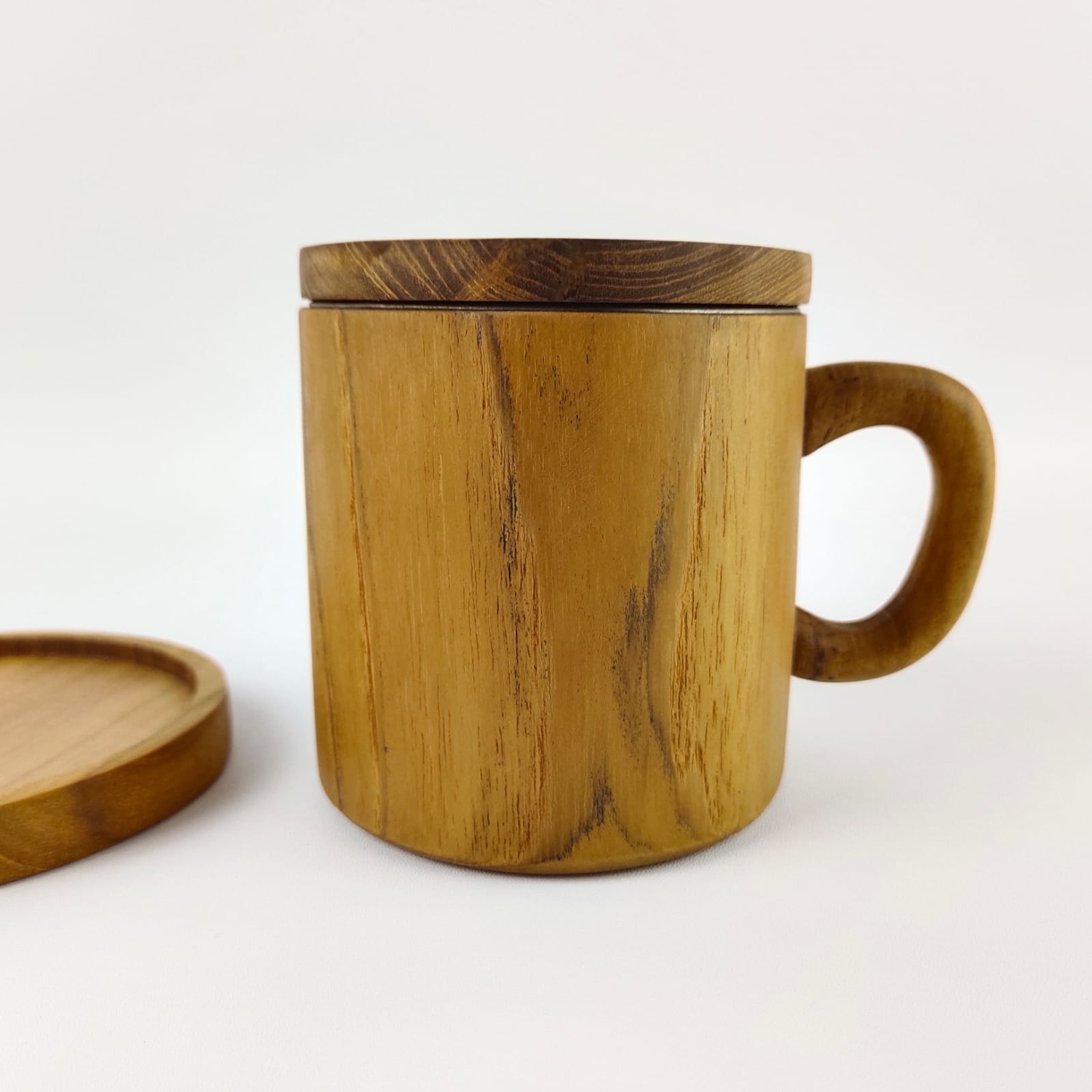 Cangkir Kayu Kombinasi Stainless